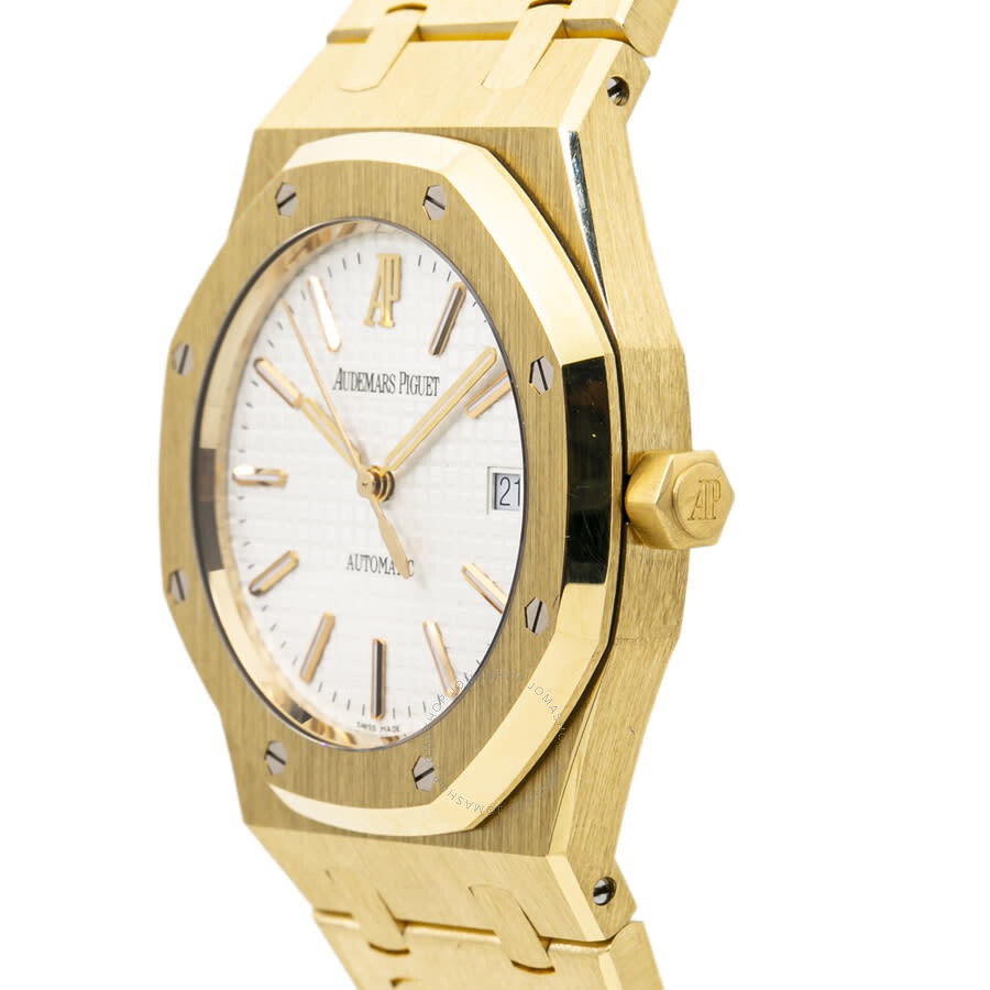 Audemars Piguet Royal Oak White Dial Men's Watch 15300BA - 3