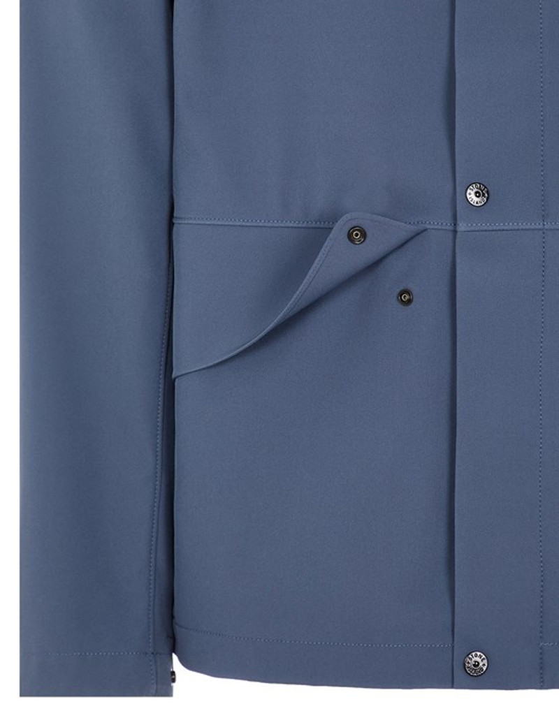 40327 LIGHT SOFT SHELL-R_e.dye® TECHNOLOGY IN RECYCLED POLYESTER AVIO BLUE 5