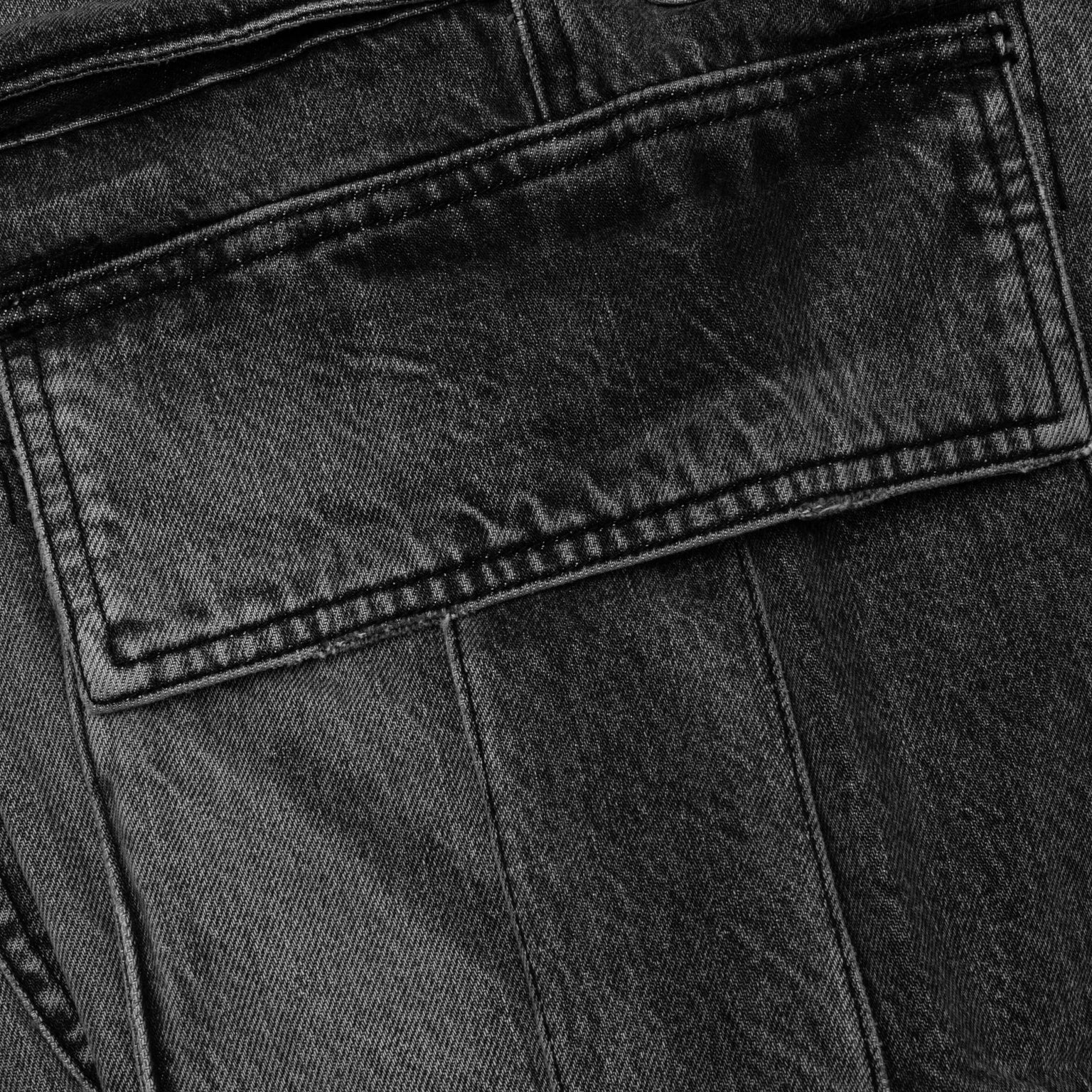 DENIM LOGO CARGO PANTS - BROWN WASH - 3