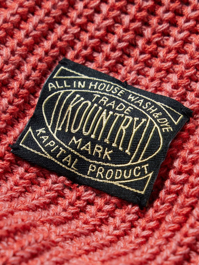 Rugger Distressed Striped Ribbed Cotton-Blend Polo Shirt 5