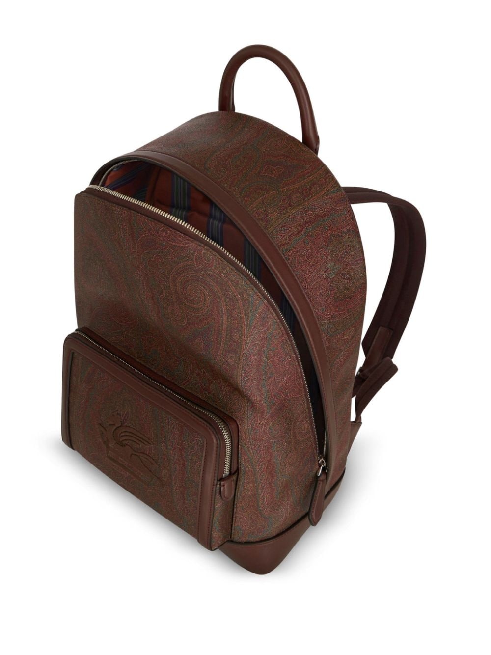 paisley-jacquard backpack - 4