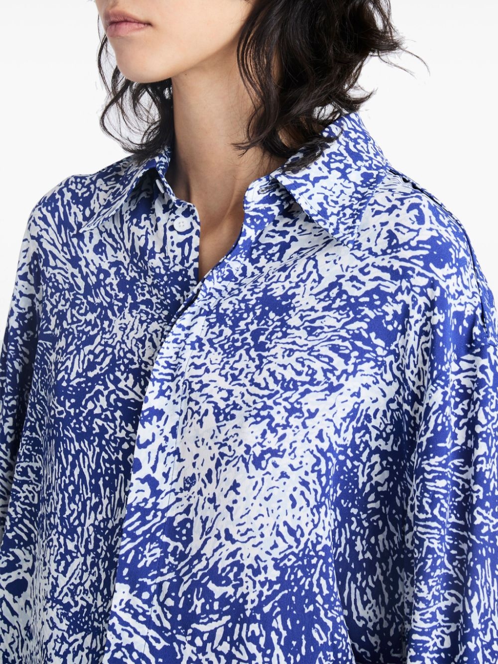 Norman abstract-print blouse - 6