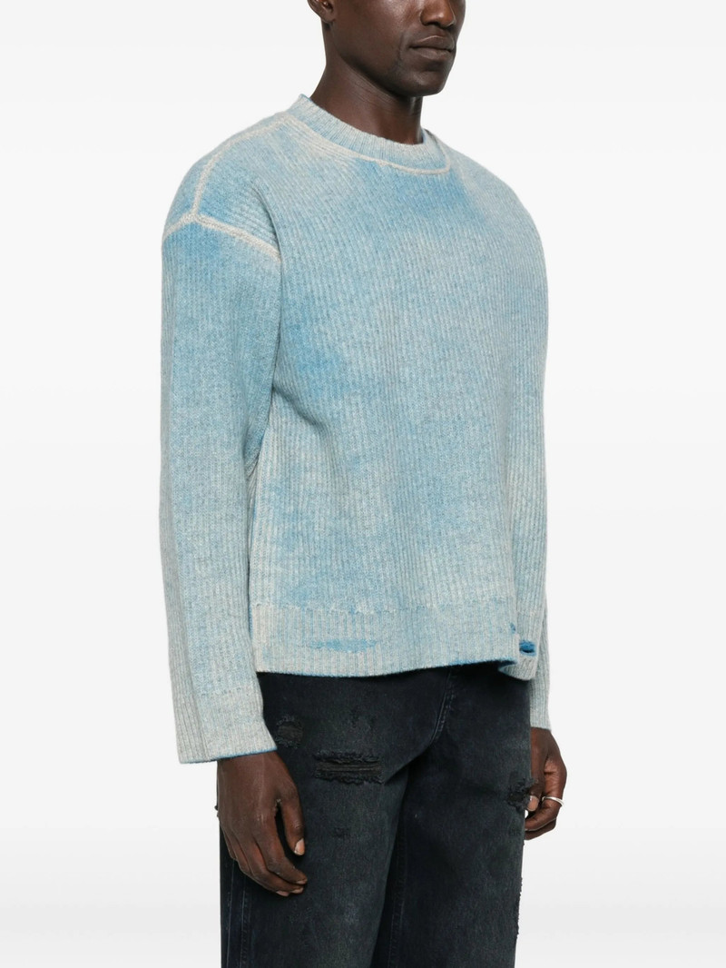 REPRESENT Represent Distressed-effect Sweater outlook