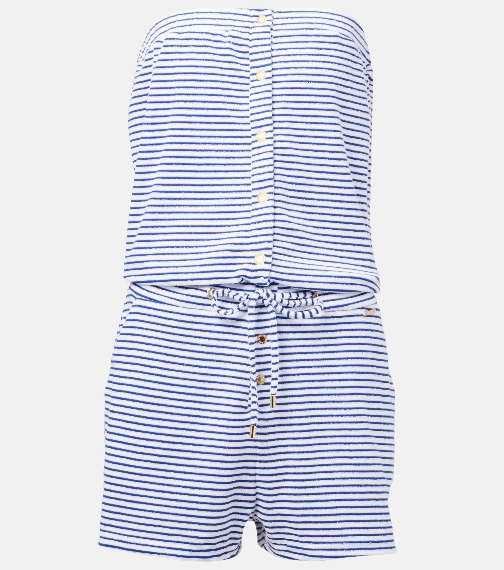 Venus cotton-blend terry romper - 1