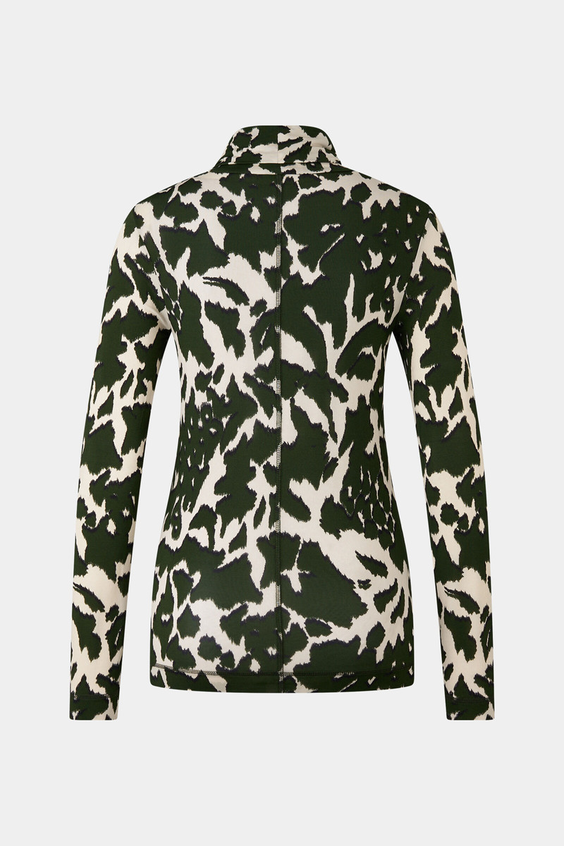 BOGNER Andriana longsleeve in Green/cream outlook