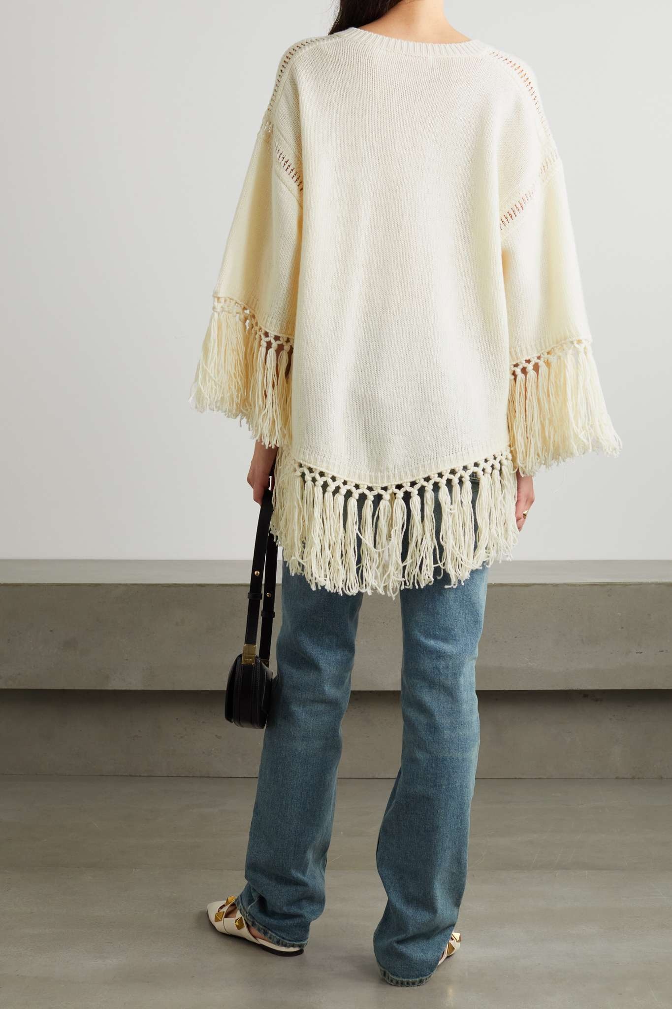 Fringed wool sweater - 4