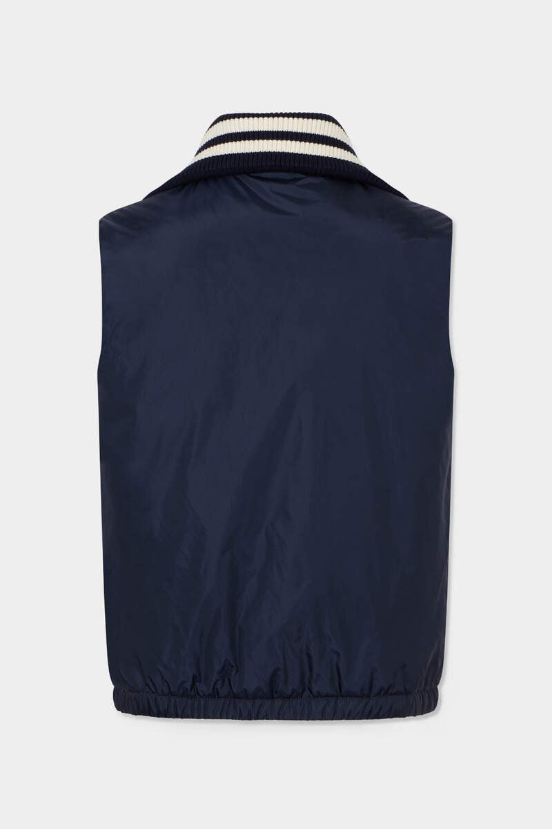 DSQUARED2 HYBRID STUDDED CROPPED VEST outlook