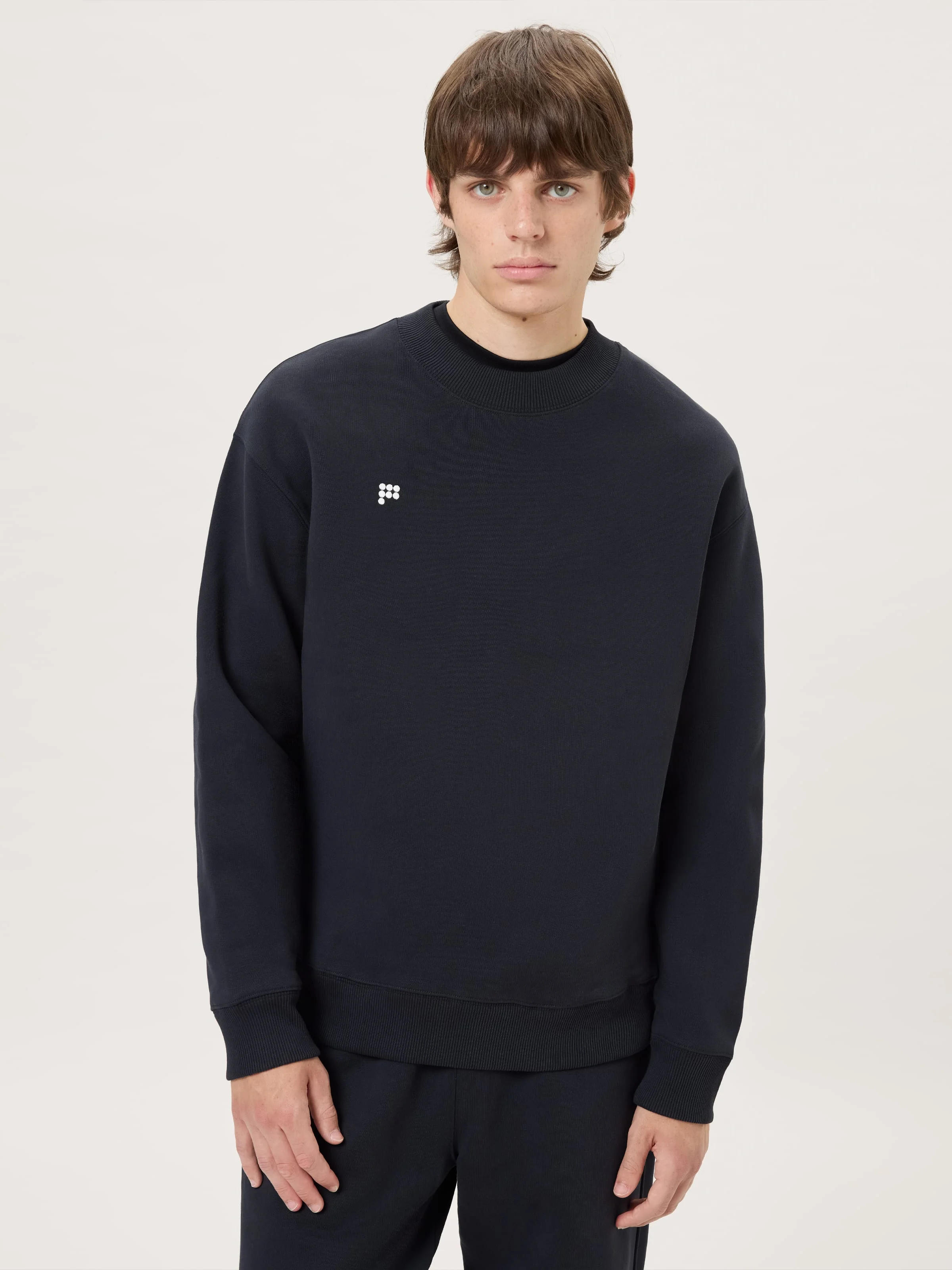 Mens Heavyweight Sweatshirt - Black - 1