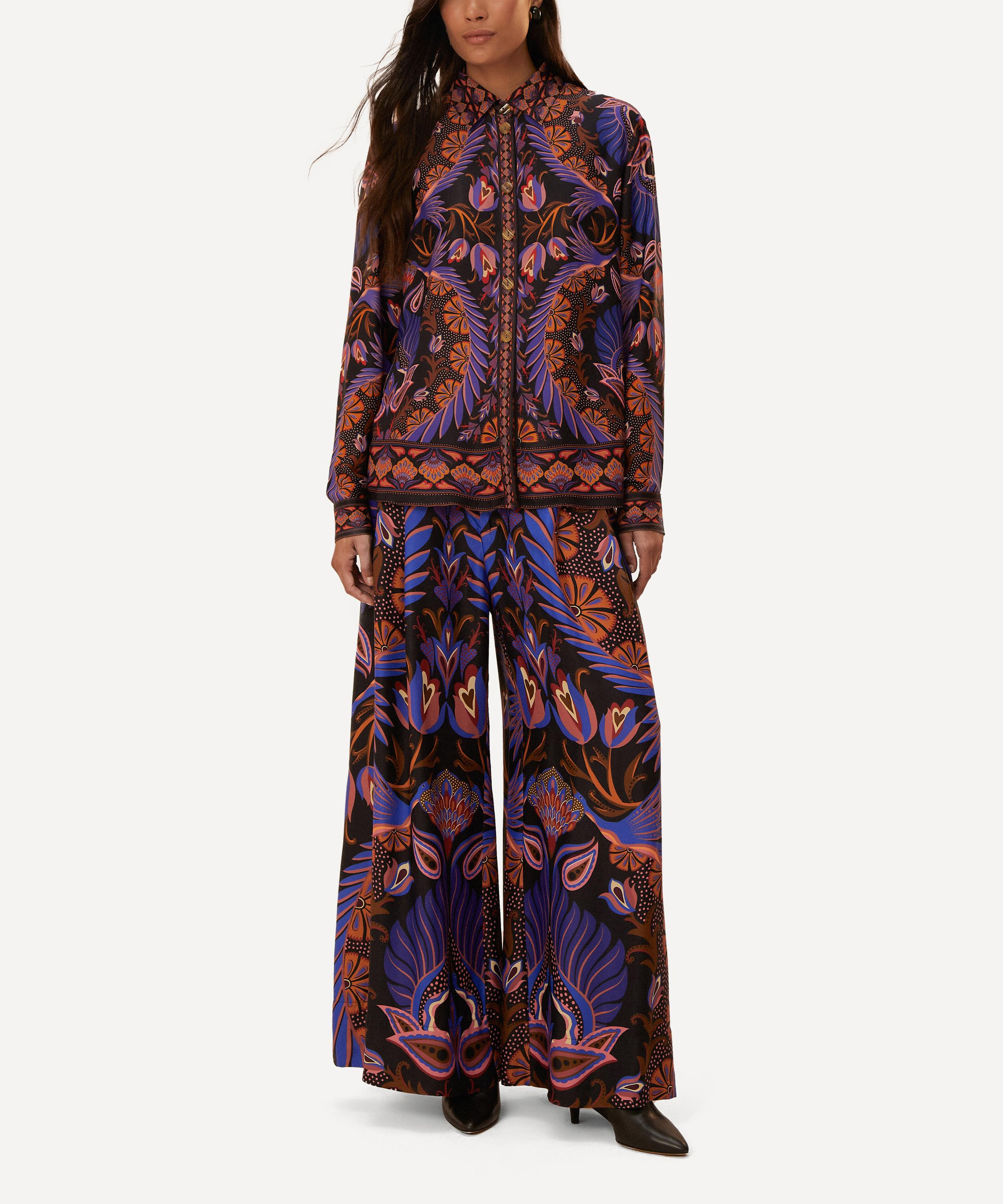 Heart Forest Double Waistband Trousers - 2