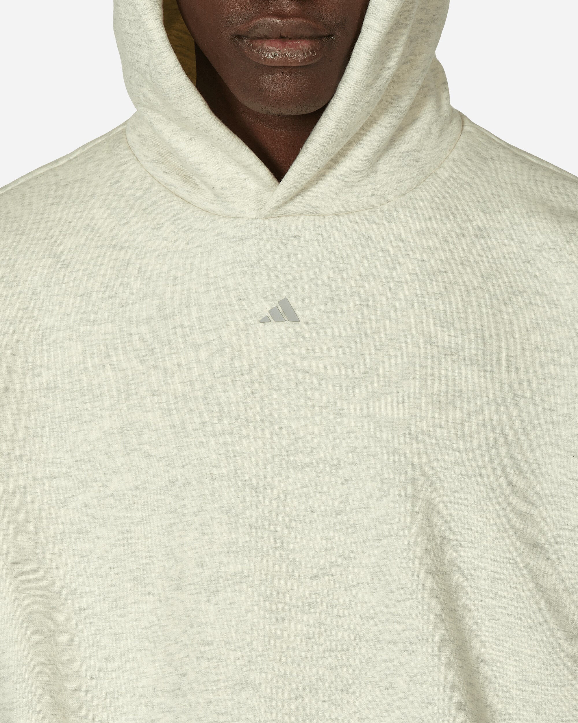 Basketball Hooded Sweatshirt Cream White - 5
