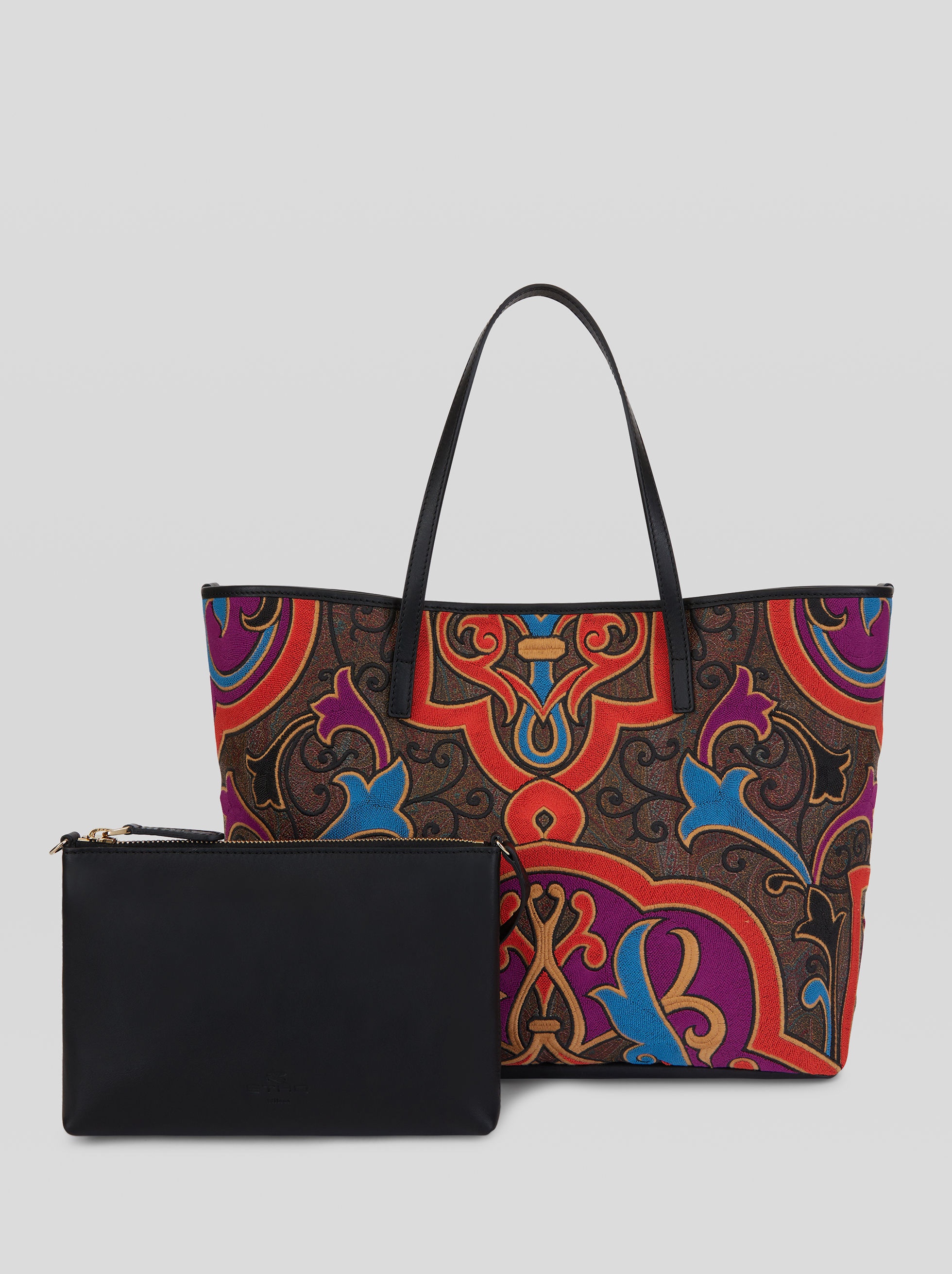 PAISLEY SHOPPING BAG WITH EMBROIDERY - 3