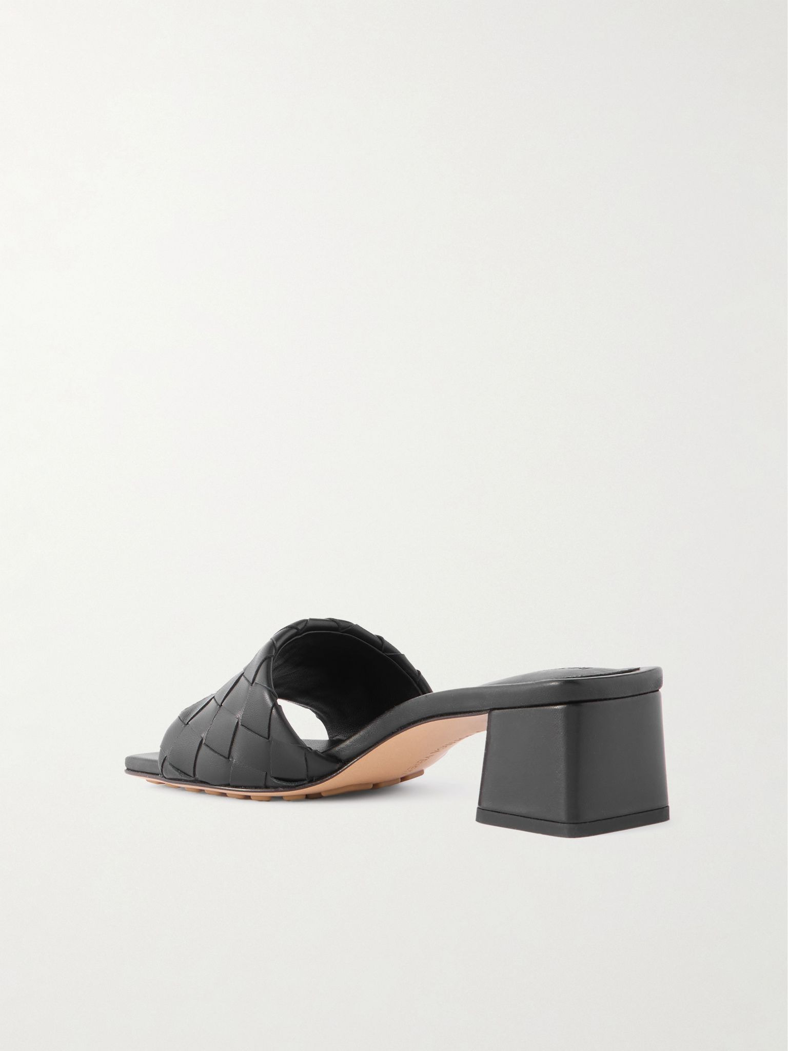 Riva intrecciato leather mules Black - 3