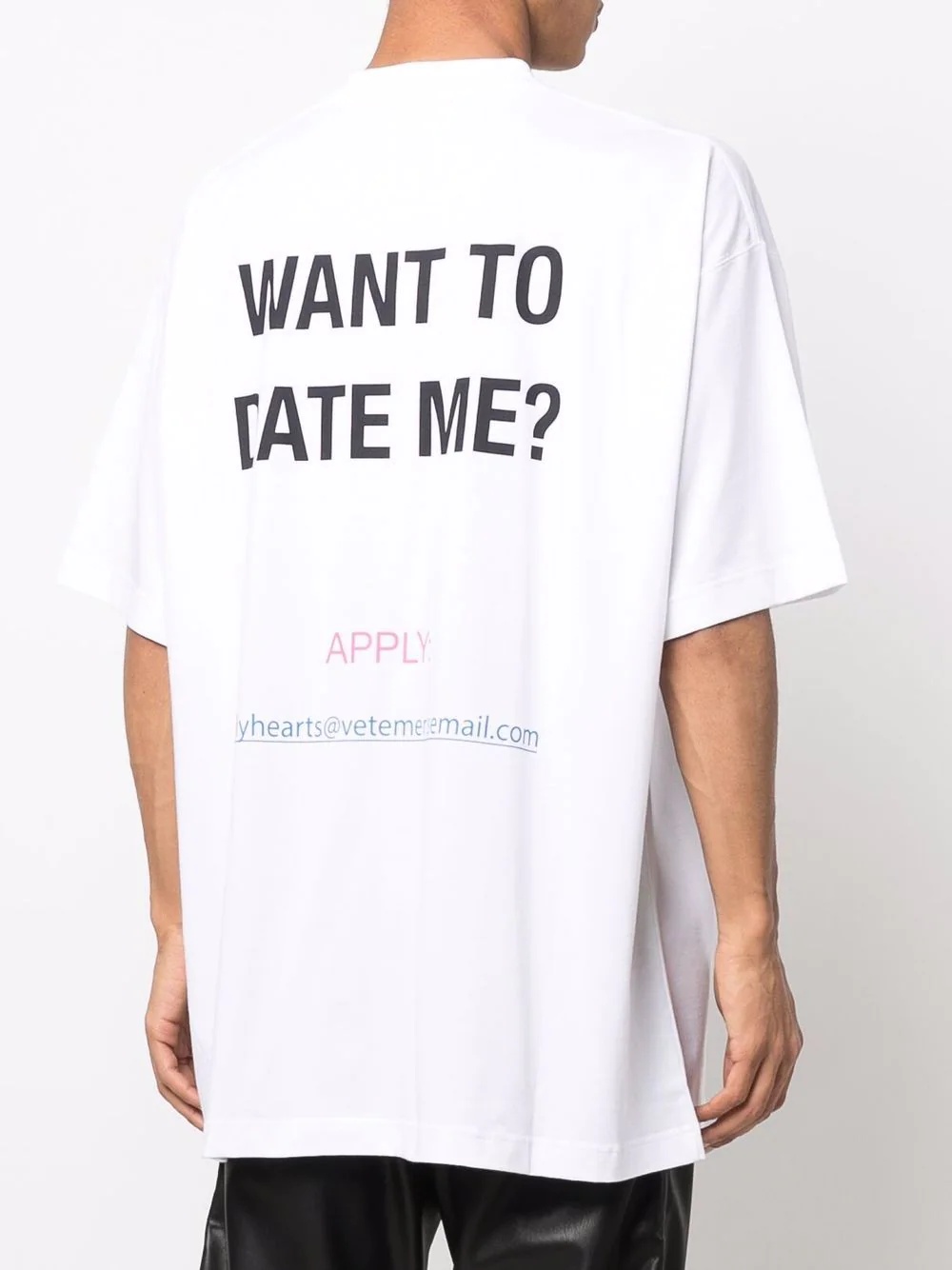 slogan-print short-sleeved T-shirt - 5