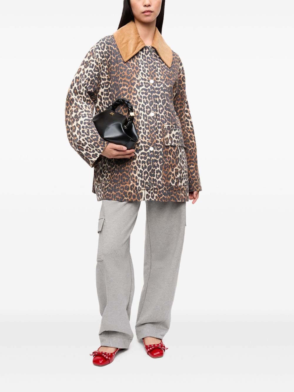 leopard-print bomber jacket - 2