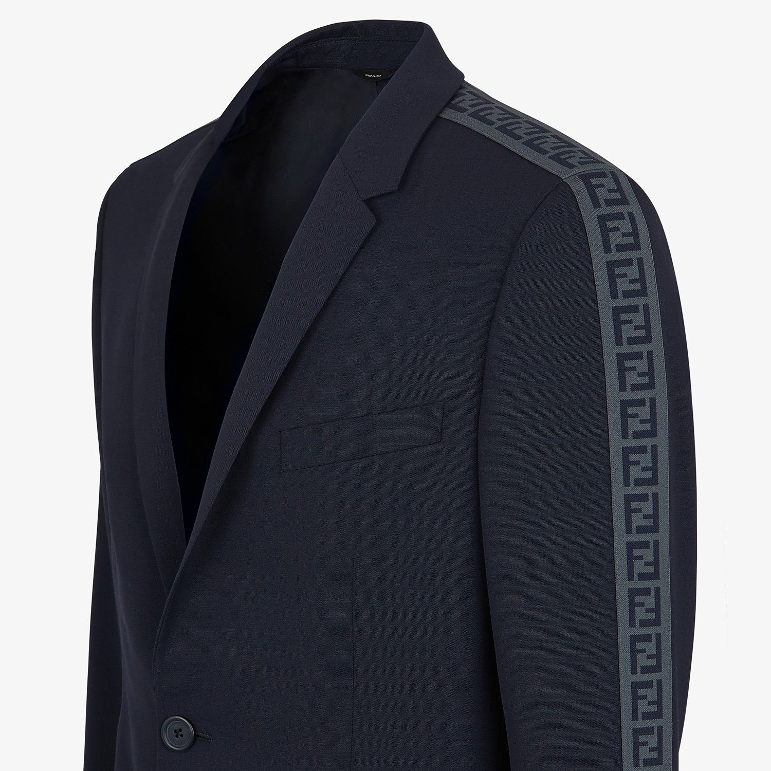 Blazer in blue cool wool - 3