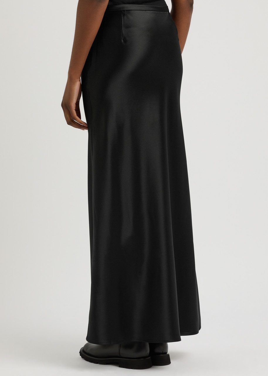Almada Label Eni Satin Maxi Skirt - 3