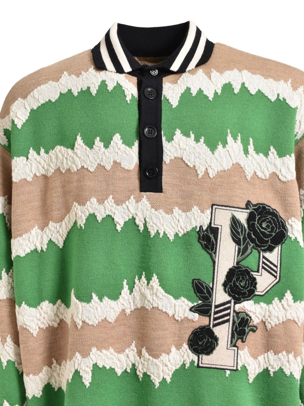 knitted polo shirt - 4
