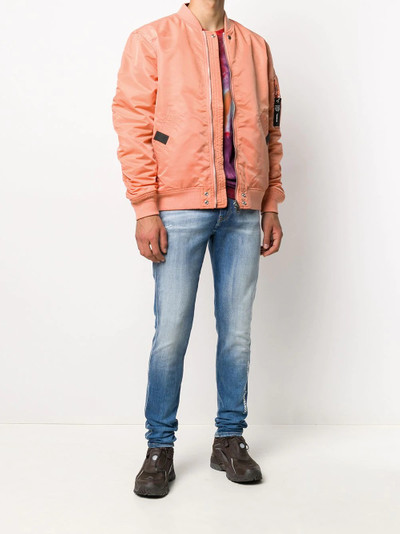 Diesel reversible padded bomber jacket outlook