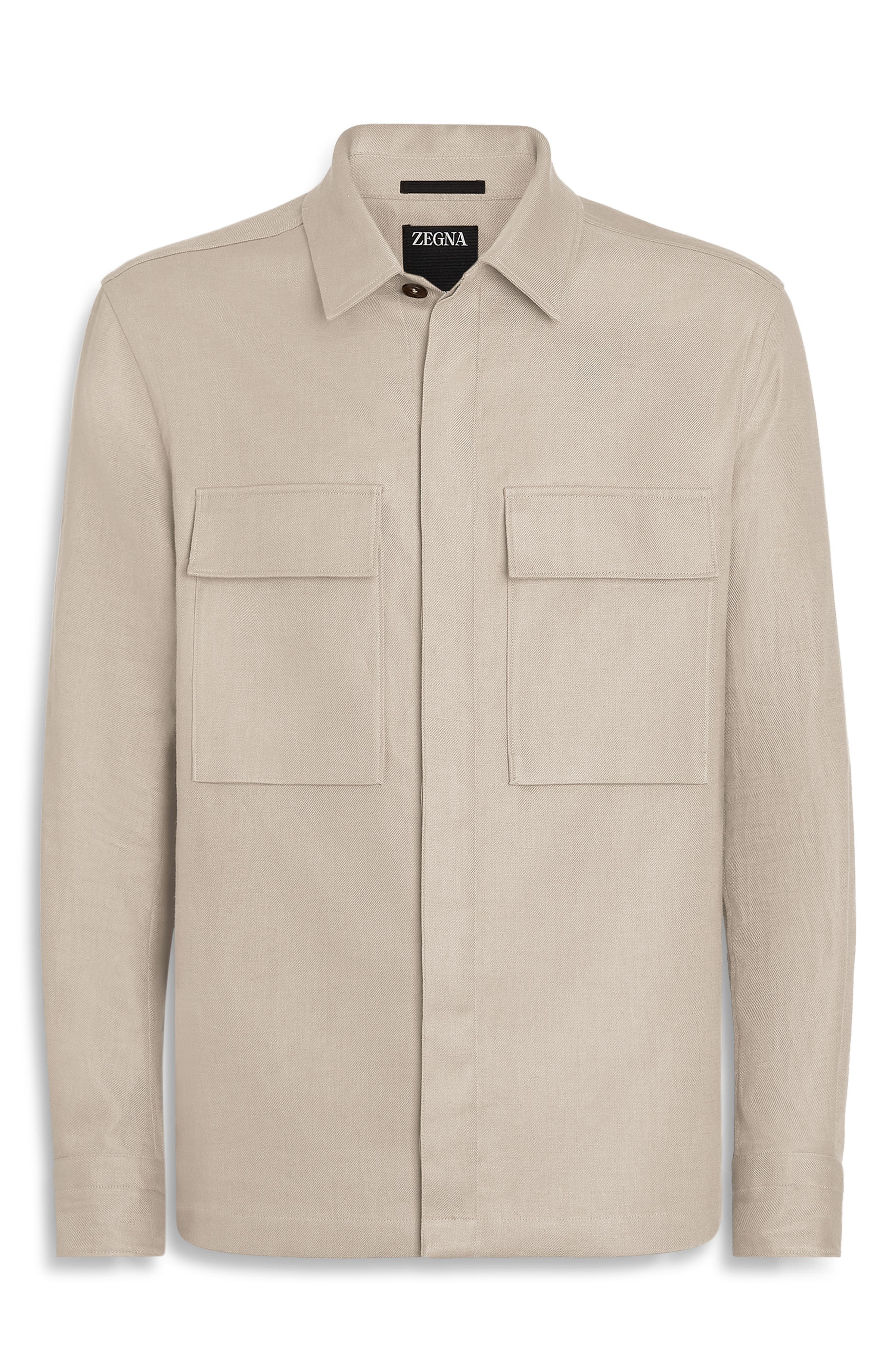 Oasi Linen Twill Overshirt - 4