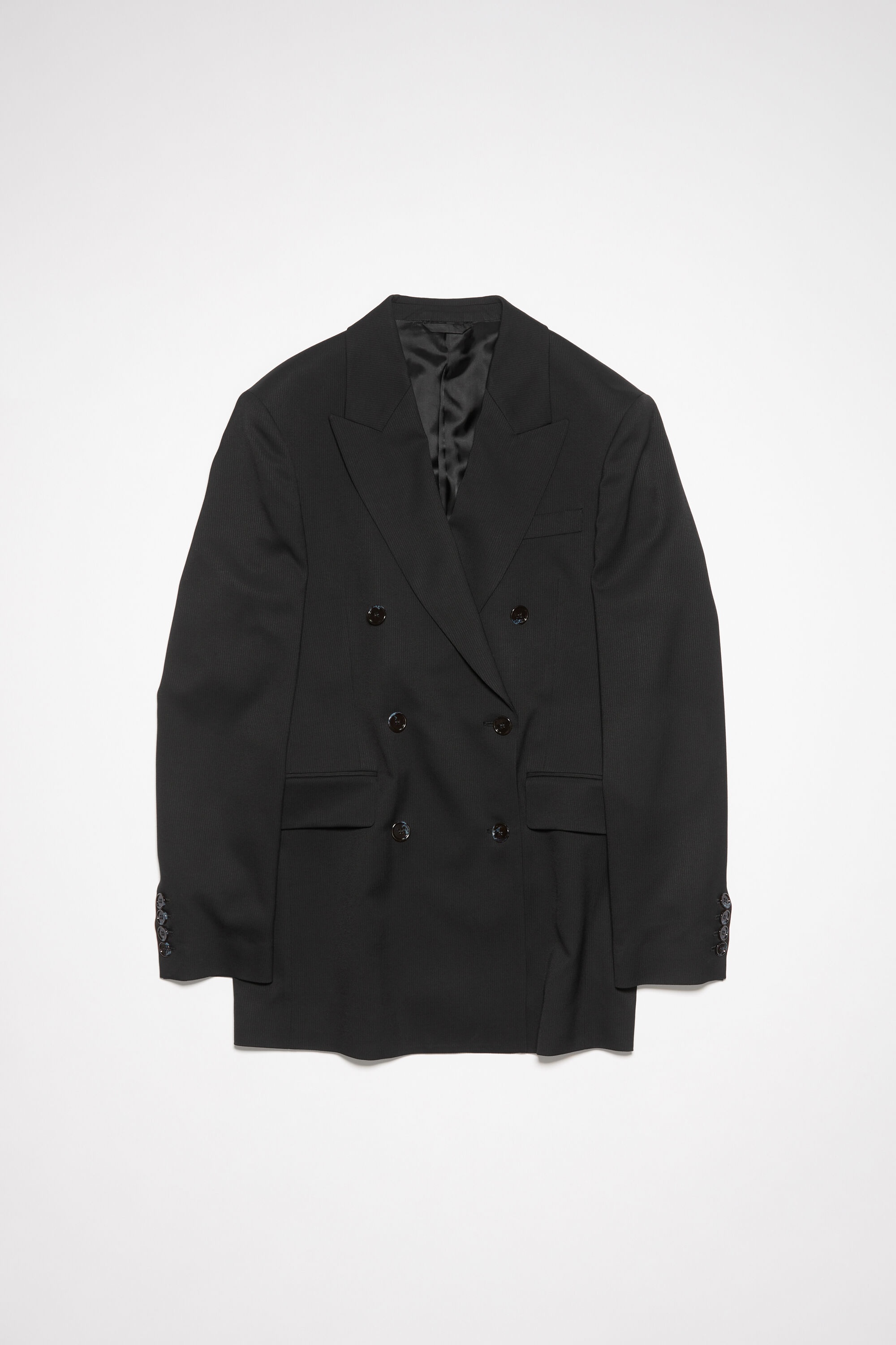 Relaxed fit suit jacket - Black - 1