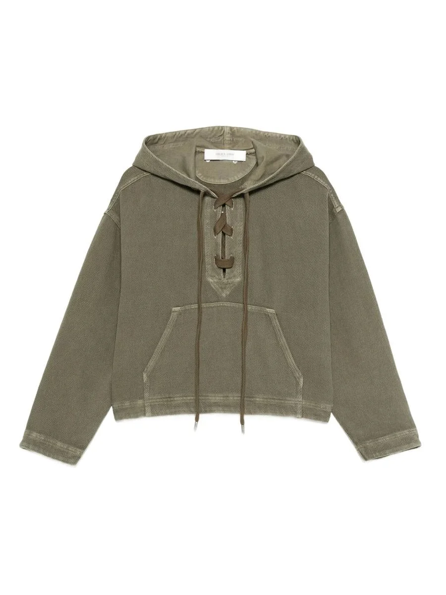 Golden Goose Journey W'S Boxy Hoodie Ofelia Clothing - 1