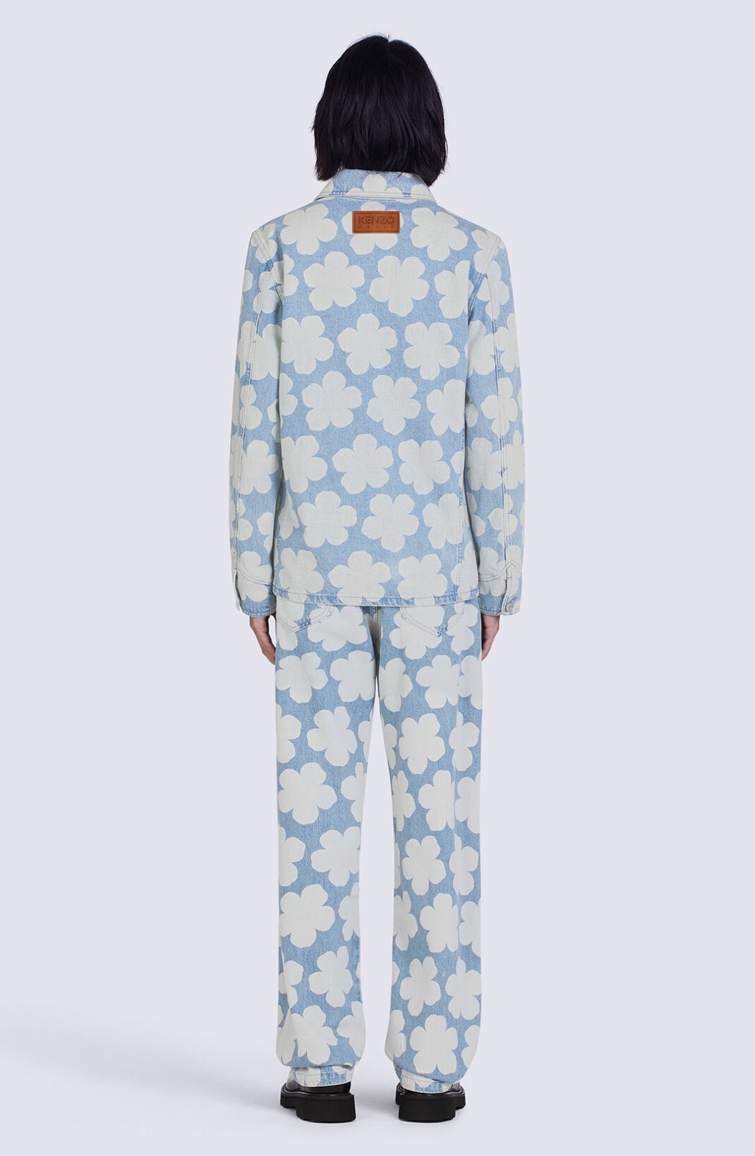 'Hana Dots' denim workwear jacket - 4