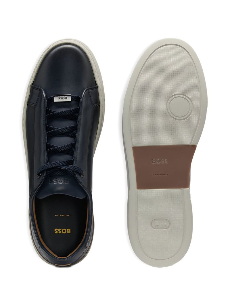 BOSS Gary leather lace-up sneakers outlook