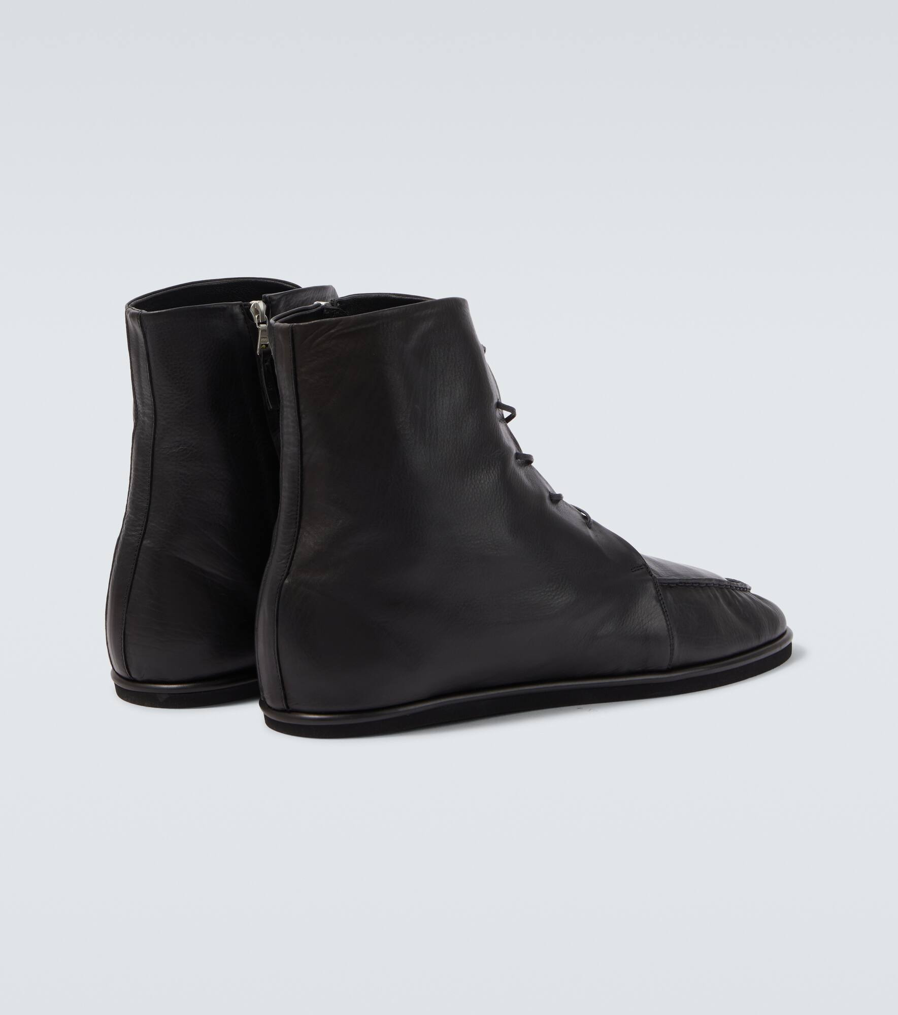 Leather Derby boots - 6