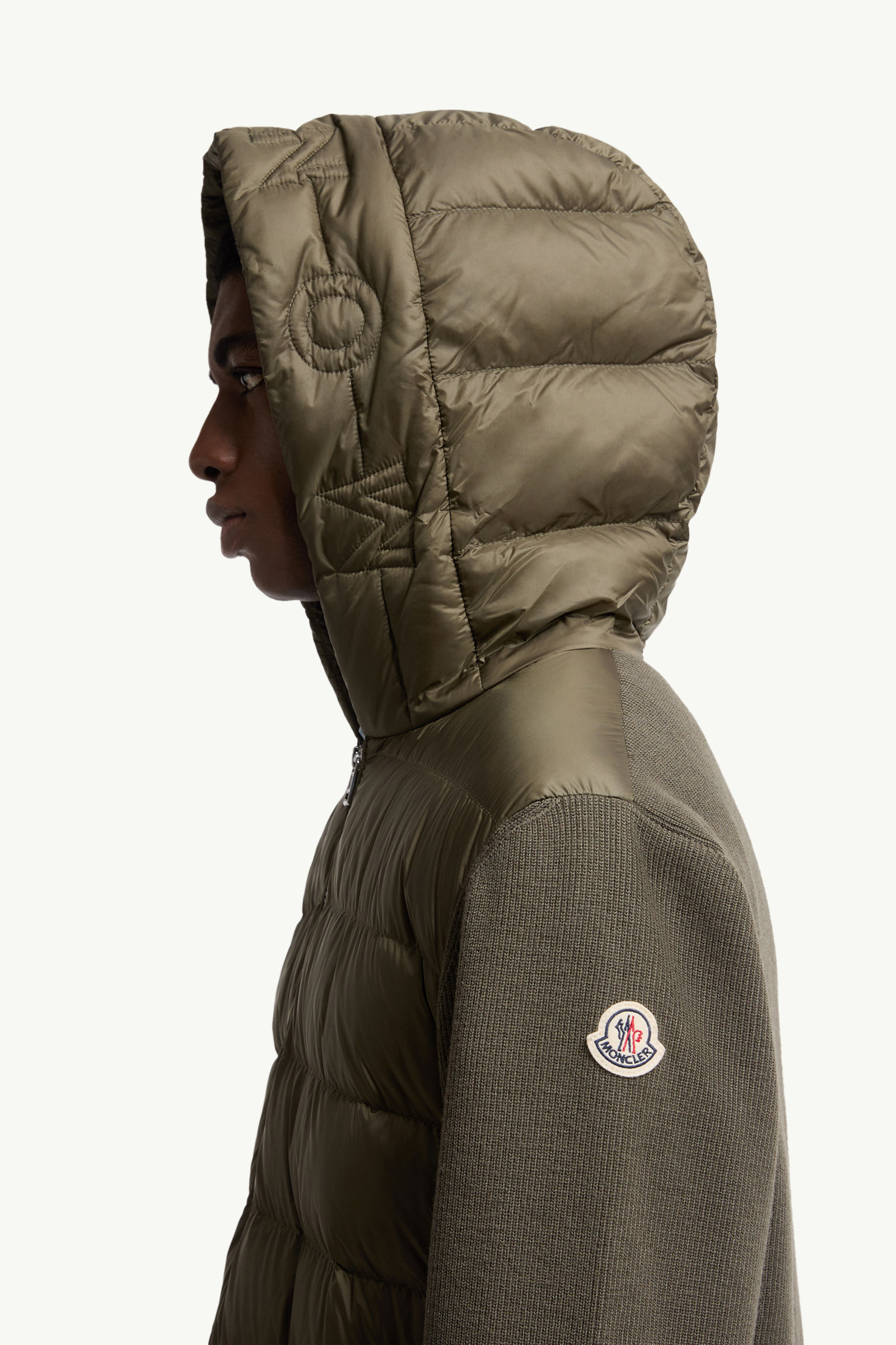 Padded Wool Zip-Up Hoodie - 4