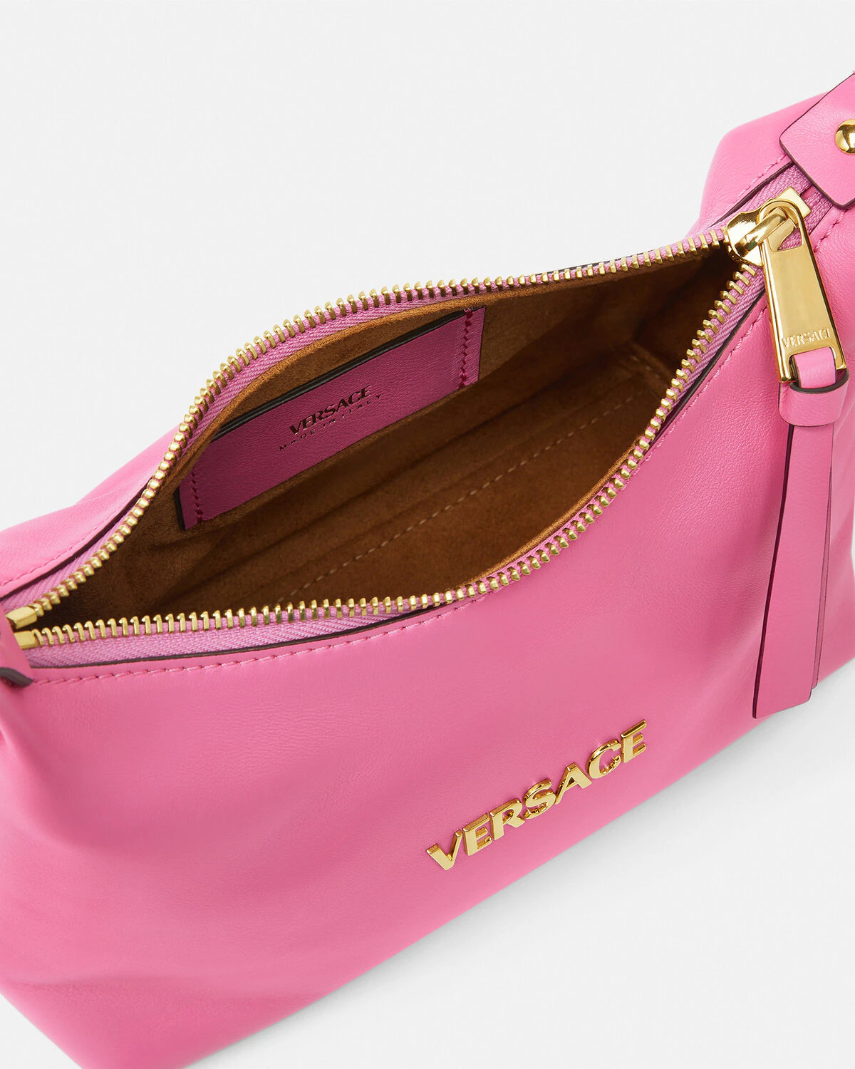 Versace Tag Hobo Handbag - 3