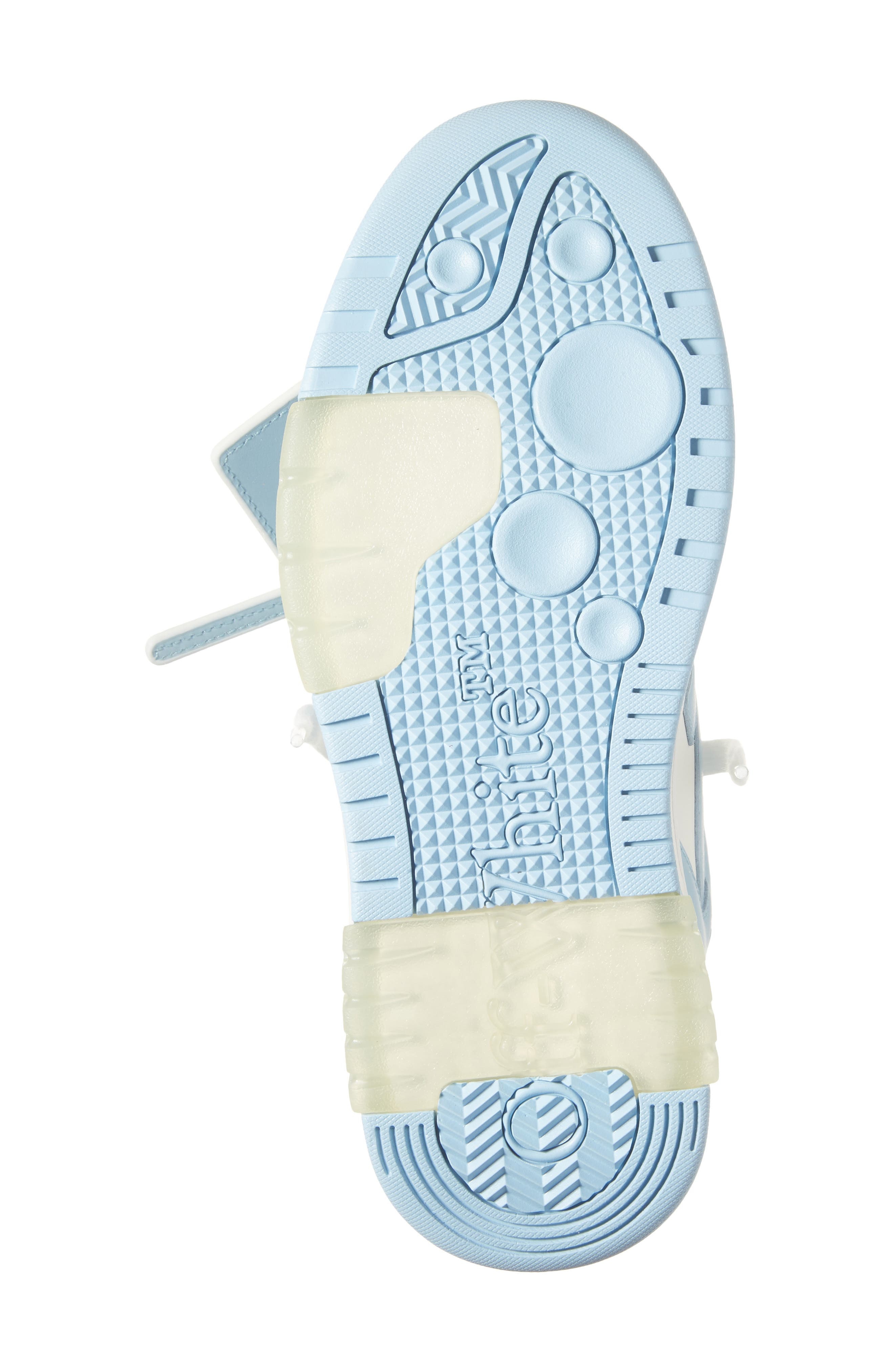 Off-White Out of Office Low Top Sneaker in White/Light Blue at Nordstrom - 6