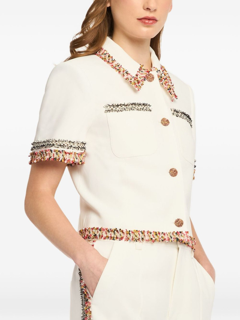 fringed collared jacket 4