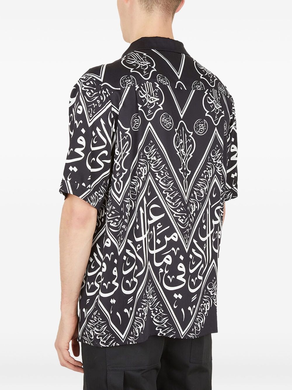 script-print short-sleeve shirt - 3