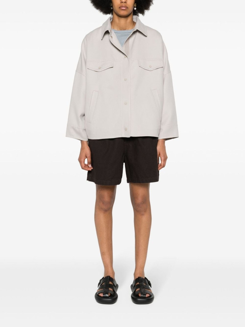 Herno flannel shirt jacket outlook