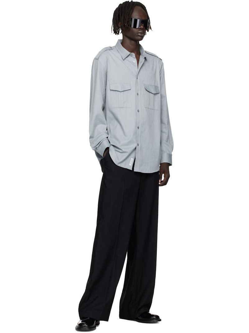 Acne Studios Gray Flap Pocket Shirt outlook