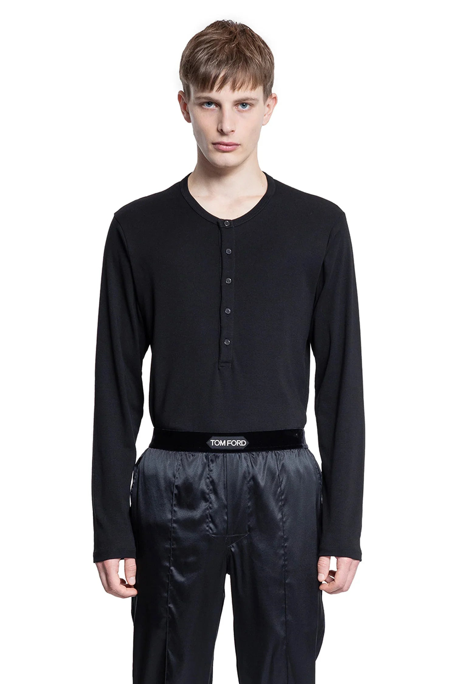 Cotton-Henley-T-Shirt - 5