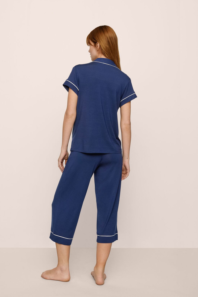 eberjey Gisele TENCEL™ Modal Short Sleeve Cropped PJ Set outlook