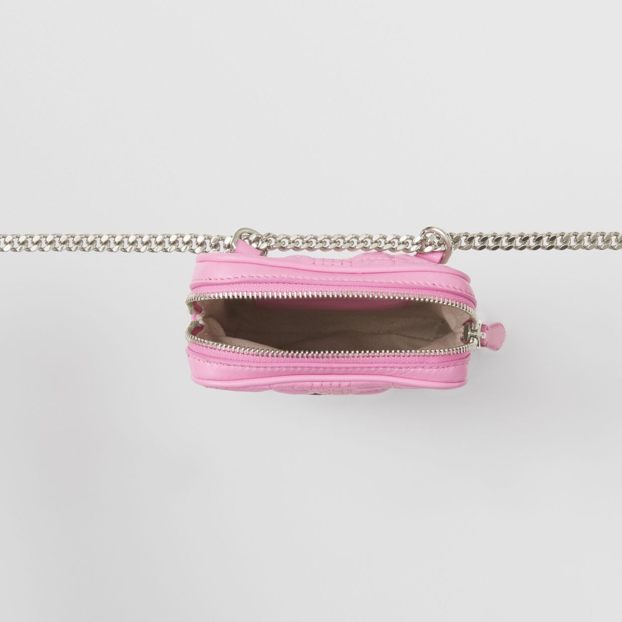 Quilted Lambskin Lola Pouch with Chain Strap - 5