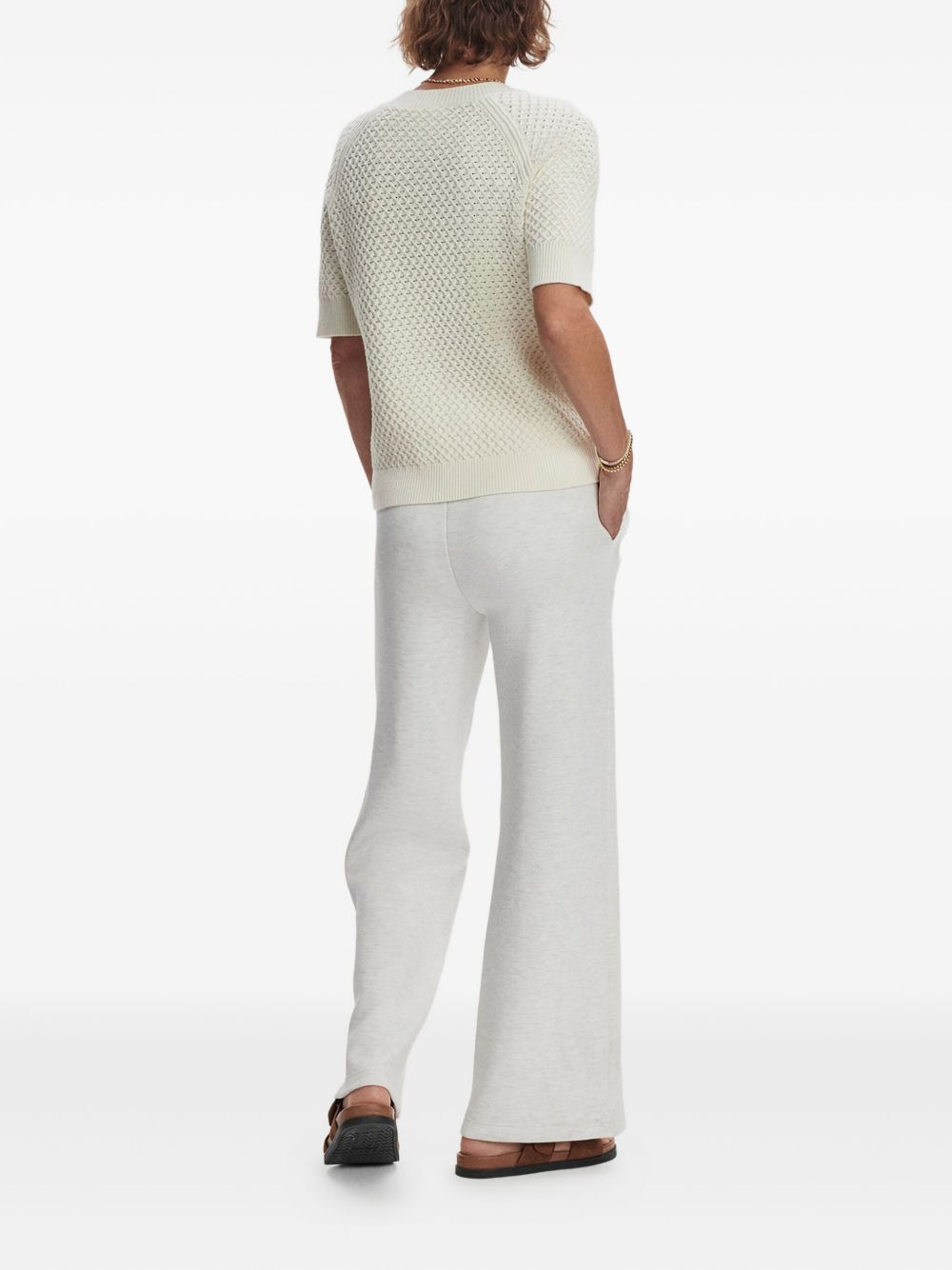 Lucy textured short-sleeve T-shirt - 3