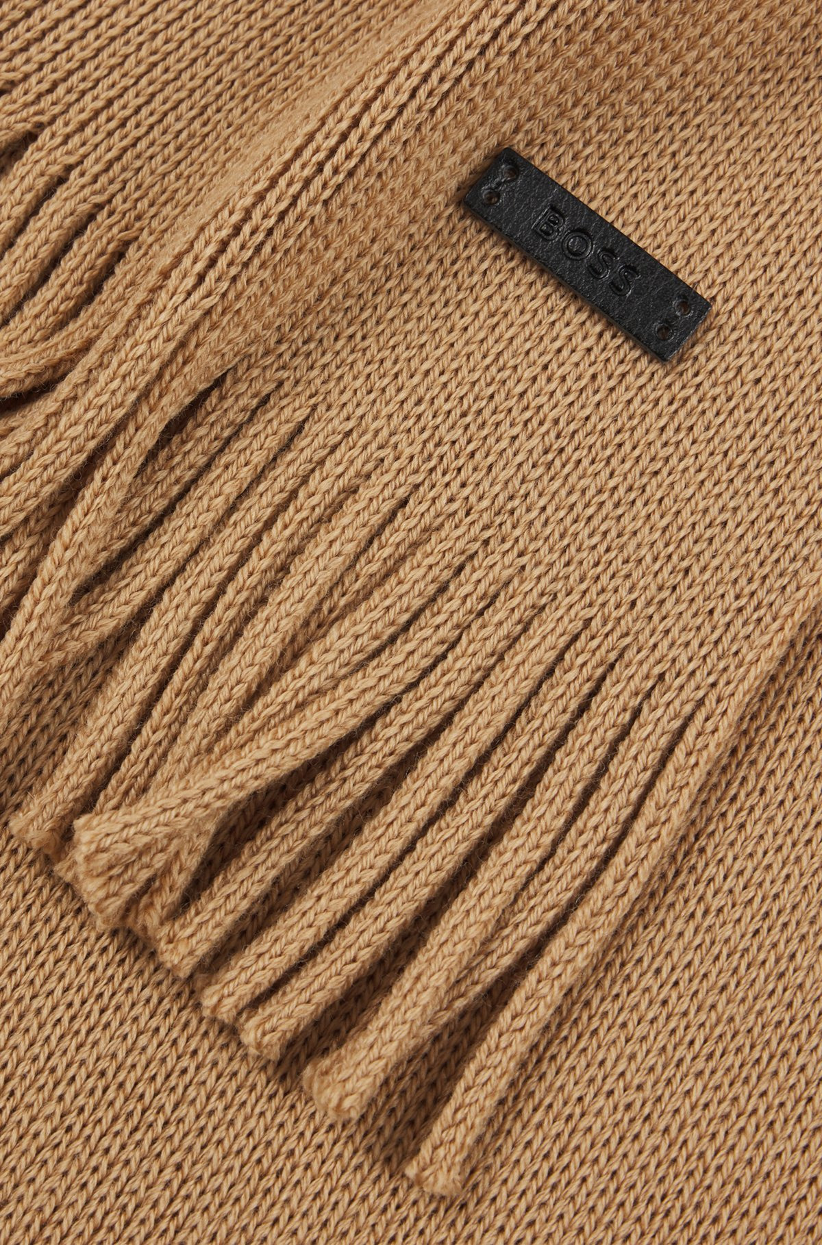 RASCHEL-KNIT SCARF IN MERINO WOOL - 4