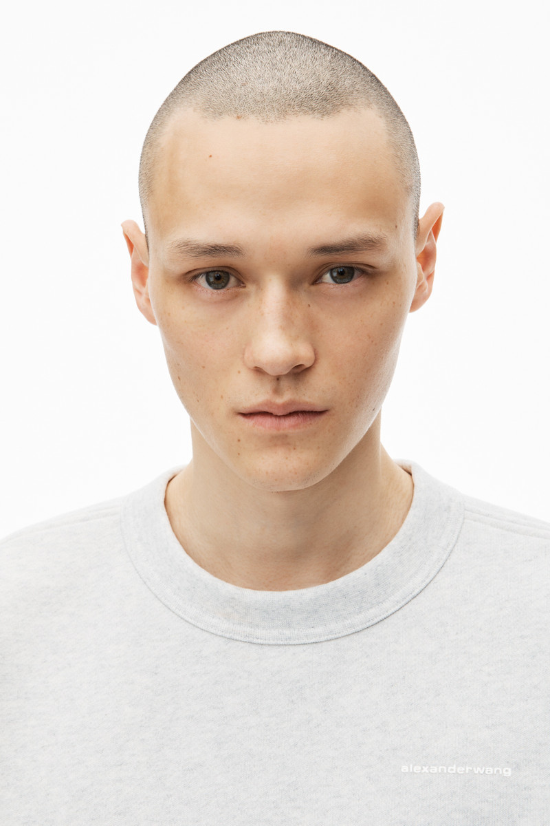 CREWNECK PULLOVER IN DENSE FLEECE 5