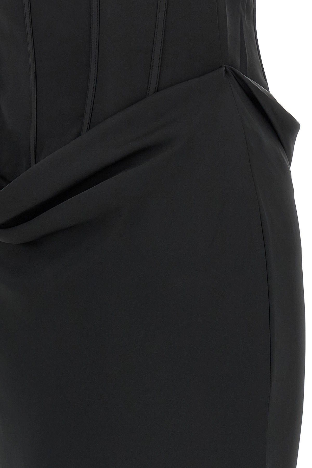 'Satin Corset Maxi' dress - 5