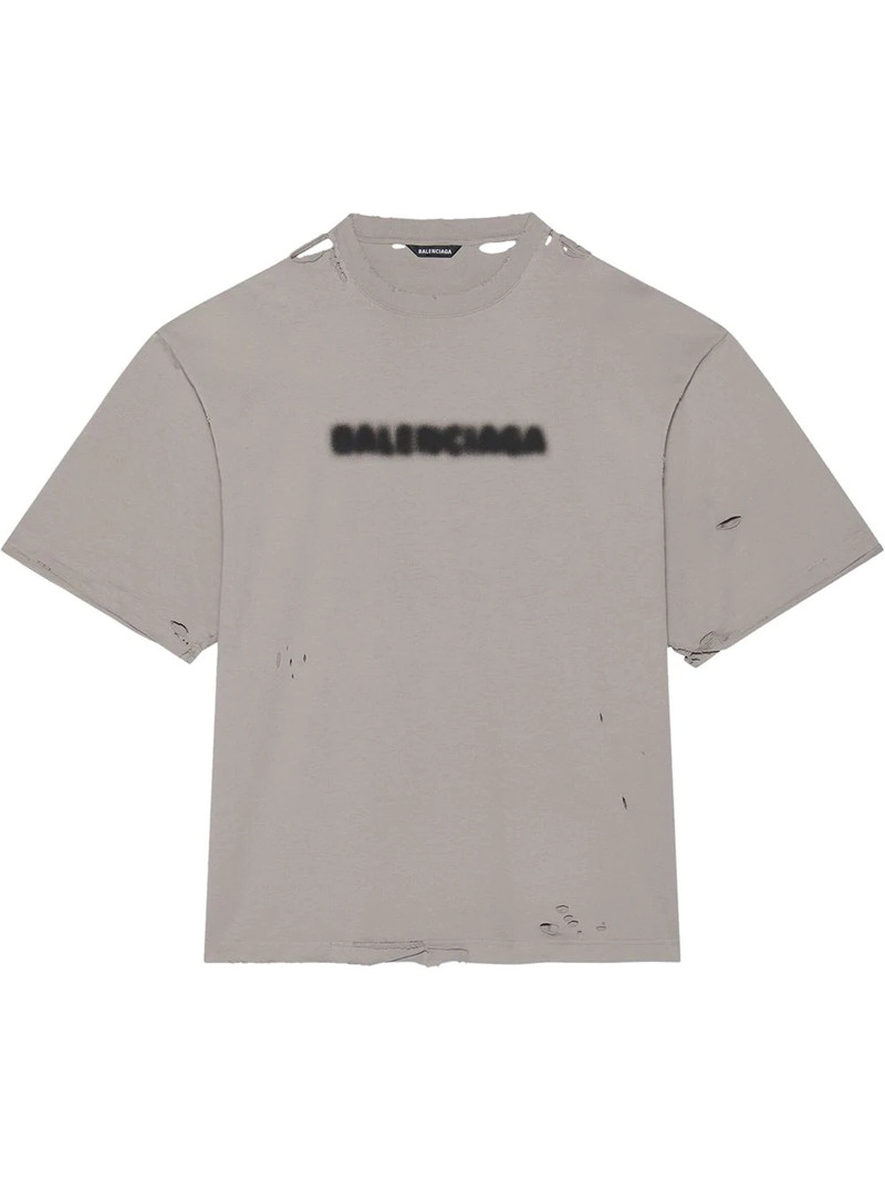 logo-print short-sleeve T-shirt - 1