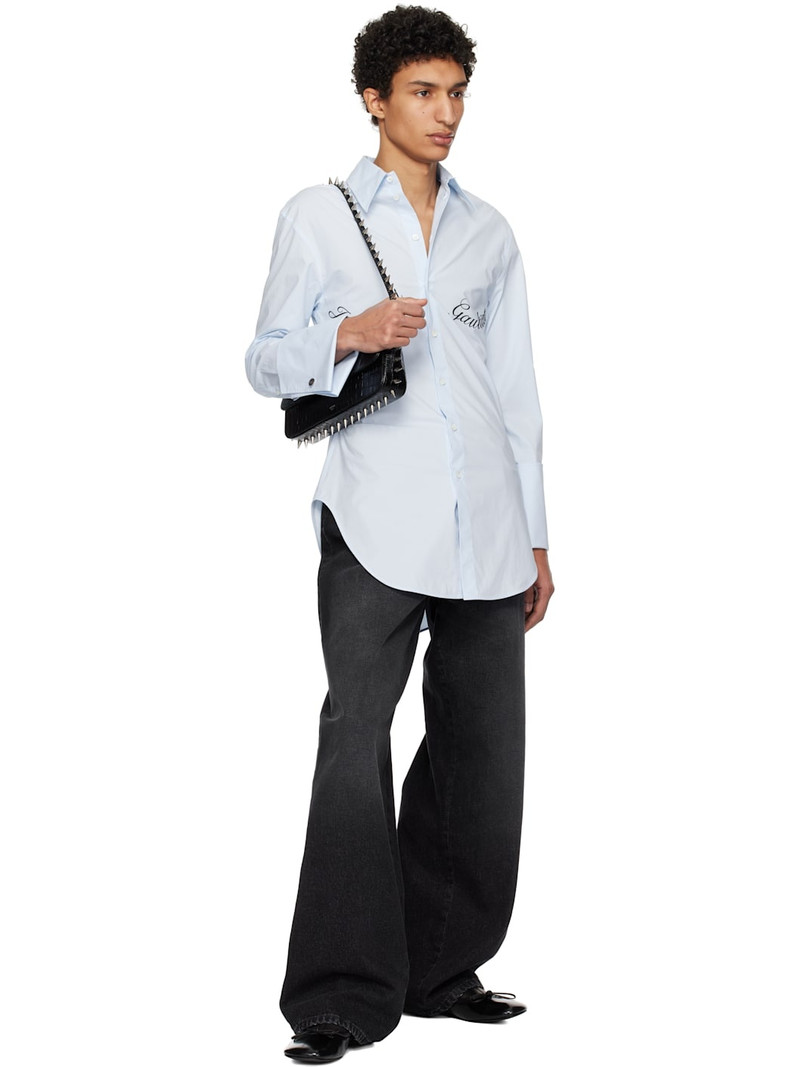 Jean Paul Gaultier Blue 'The Jean Paul Gaultier Print' Shirt outlook