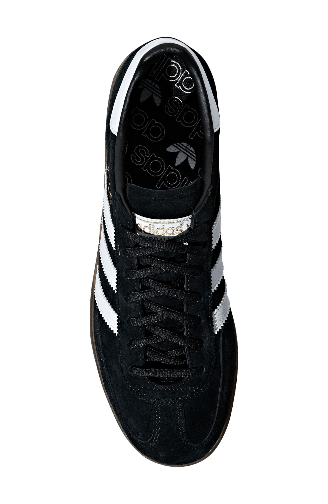 adidas Gender Inclusive Handball Spezial Sneaker in Black/white/gum at Nordstrom - 4