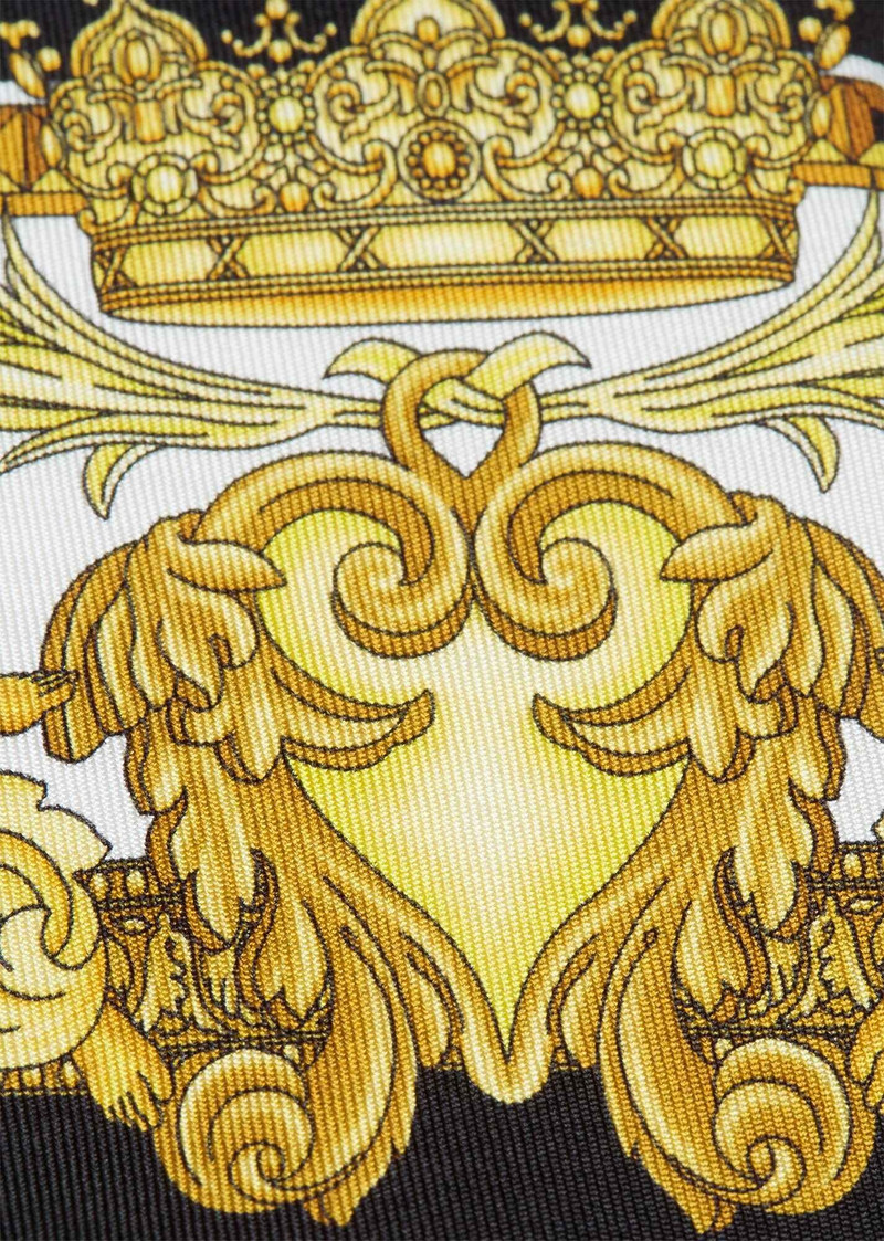 VERSACE Medusa Renaissance Print Silk Tie outlook