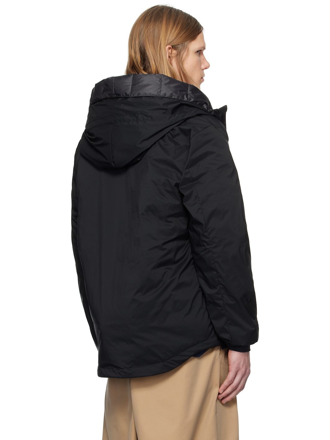 Black 'Black Label' Lodge Down Jacket - 3