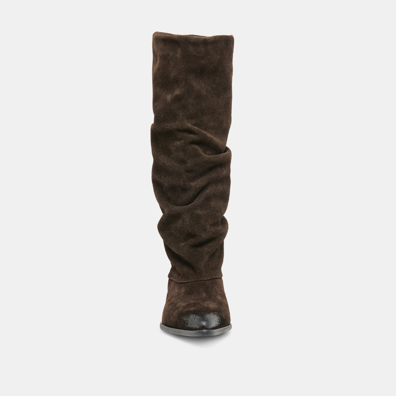 MARLA BOOTS DK BROWN SUEDE 7