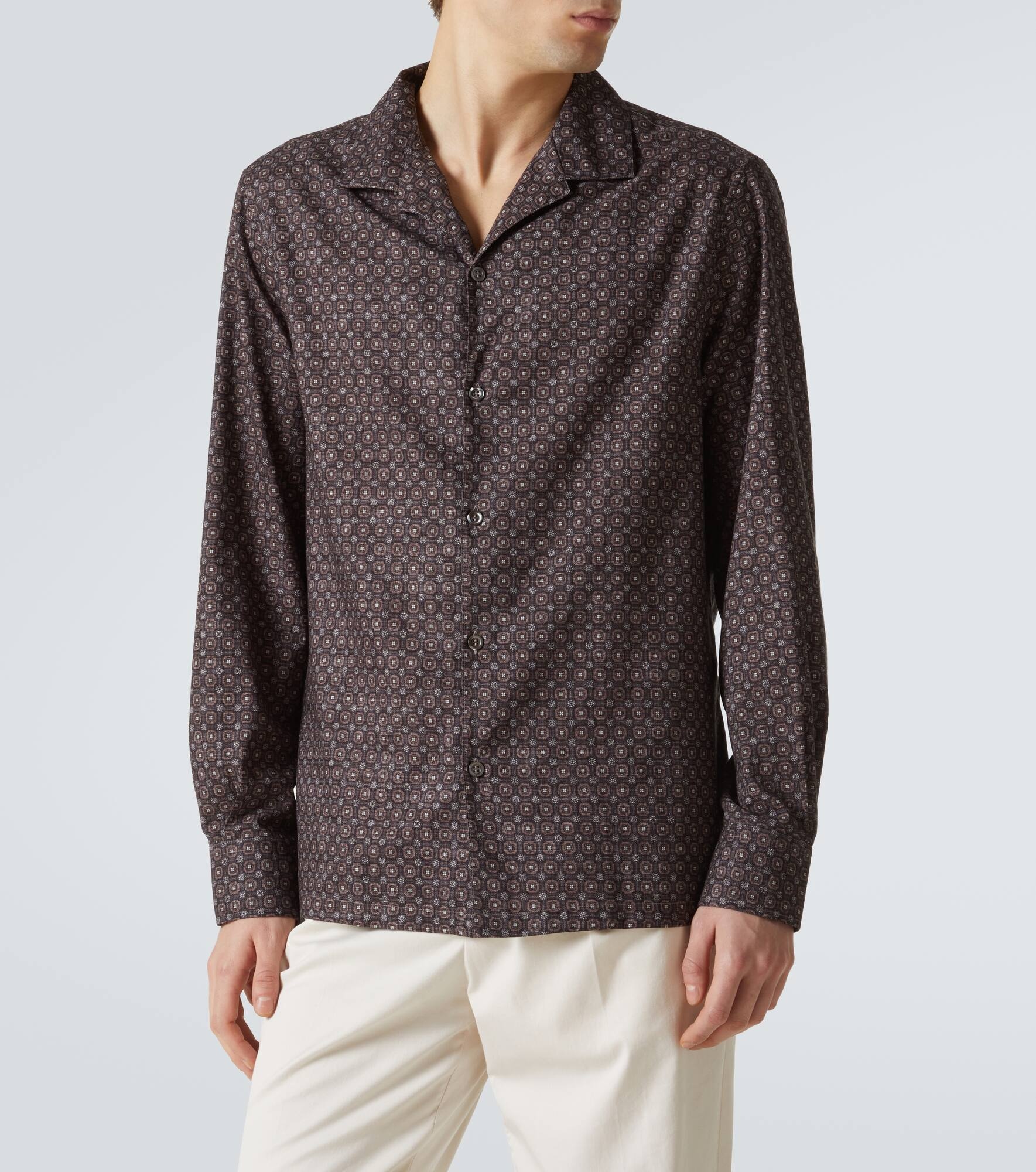 Printed cotton shirt - 3