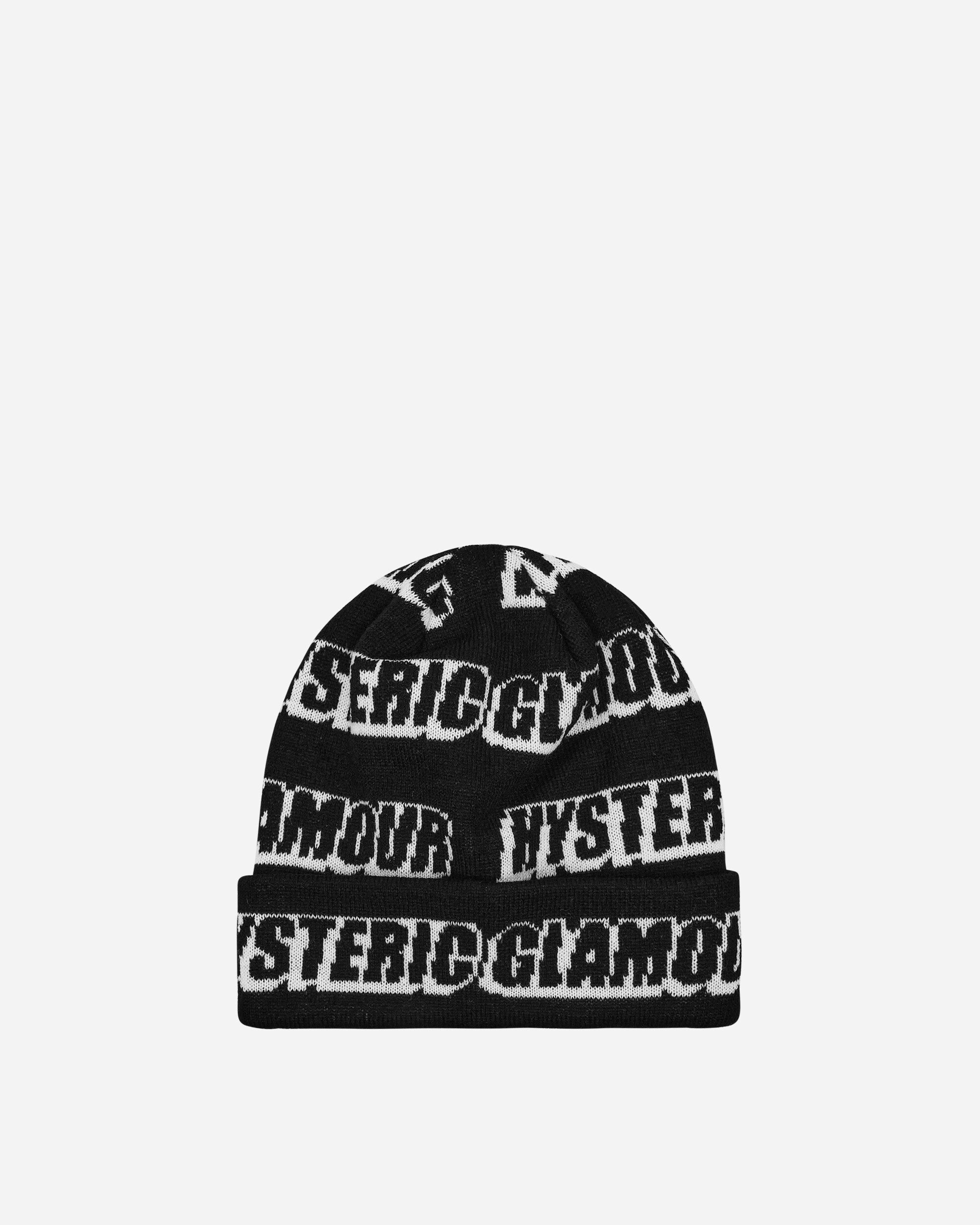 Hysteric Post Beanie Black - 1